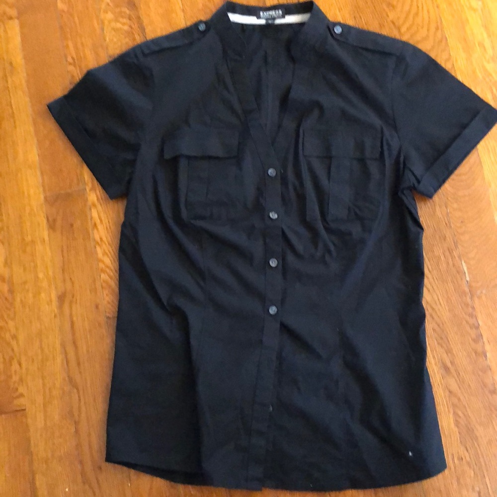 Black Business Blouse